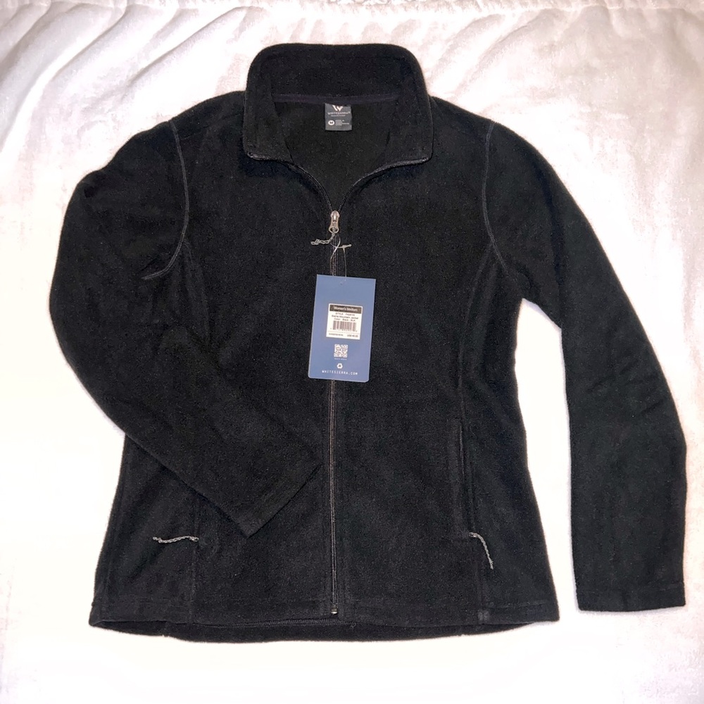 Black zip up fleece